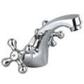 Modern Brass Dual Handle Basin Mixer (ZR8063-6A)